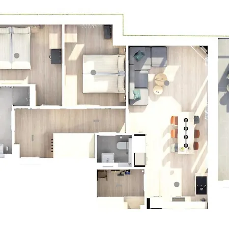 شقة Fewo Strandkajute Haus Memmert